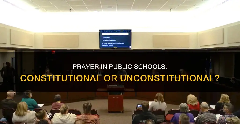 is prayer before a public school football game constitutional