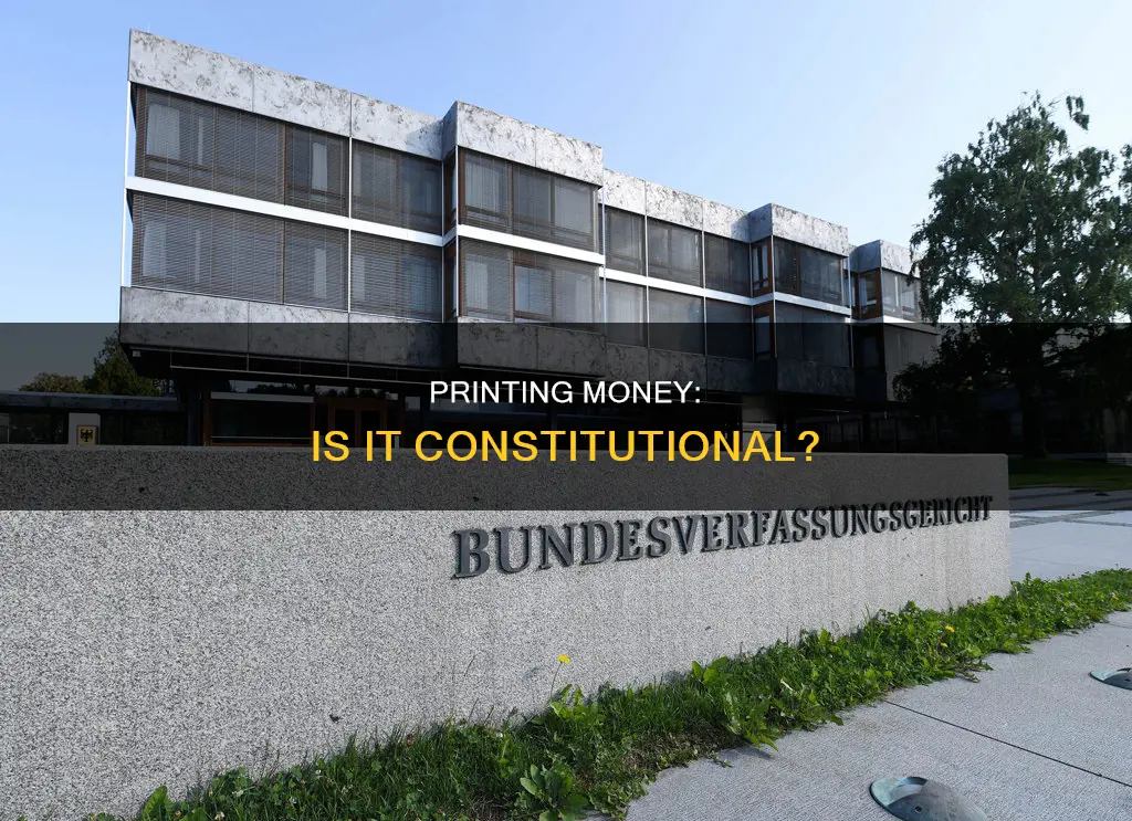 is printing money by the federal reserve constitutional why not