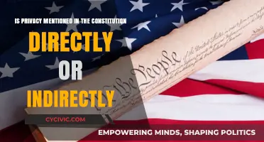 Privacy in the Constitution: Direct or Indirect Mention?