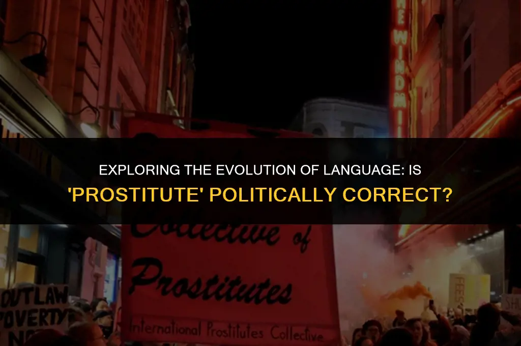 is prostitute politically correct
