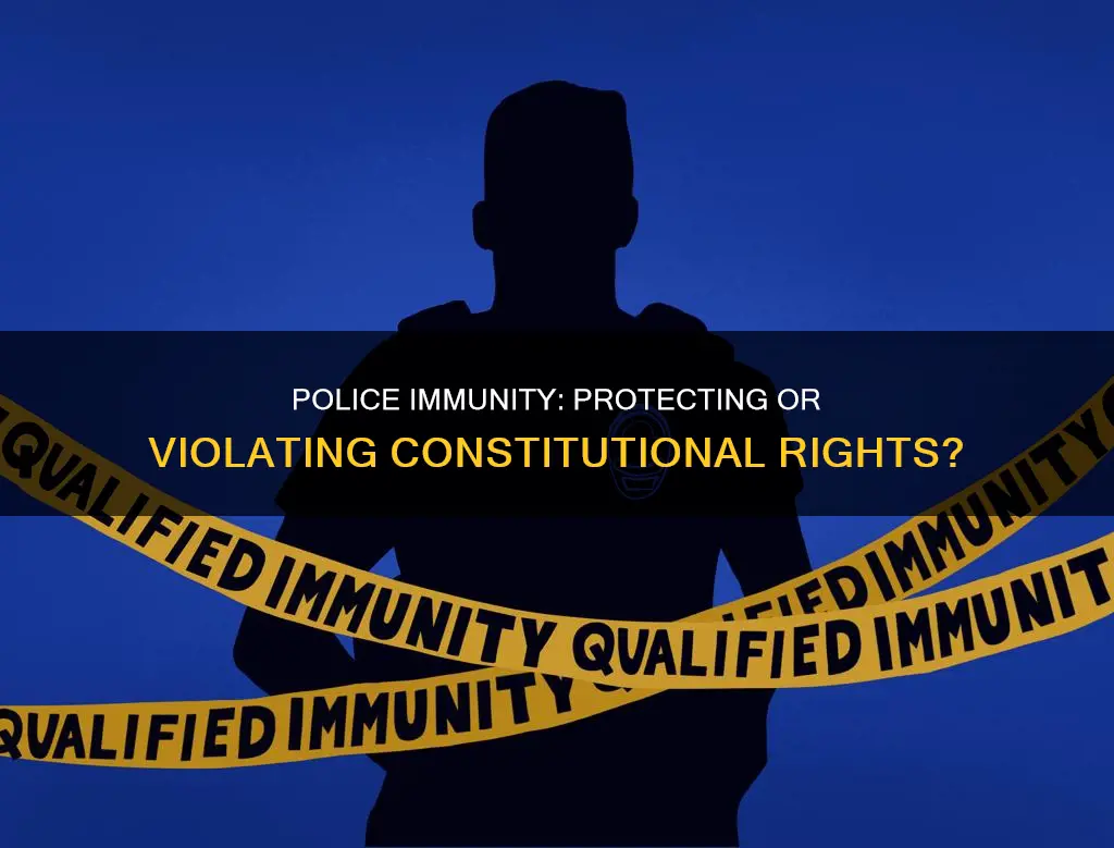 is qualified immunity protecting police from constitutional violations