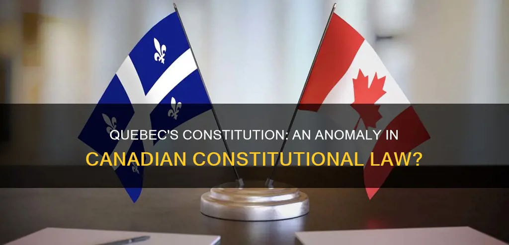 is quebec part of canadian constitution