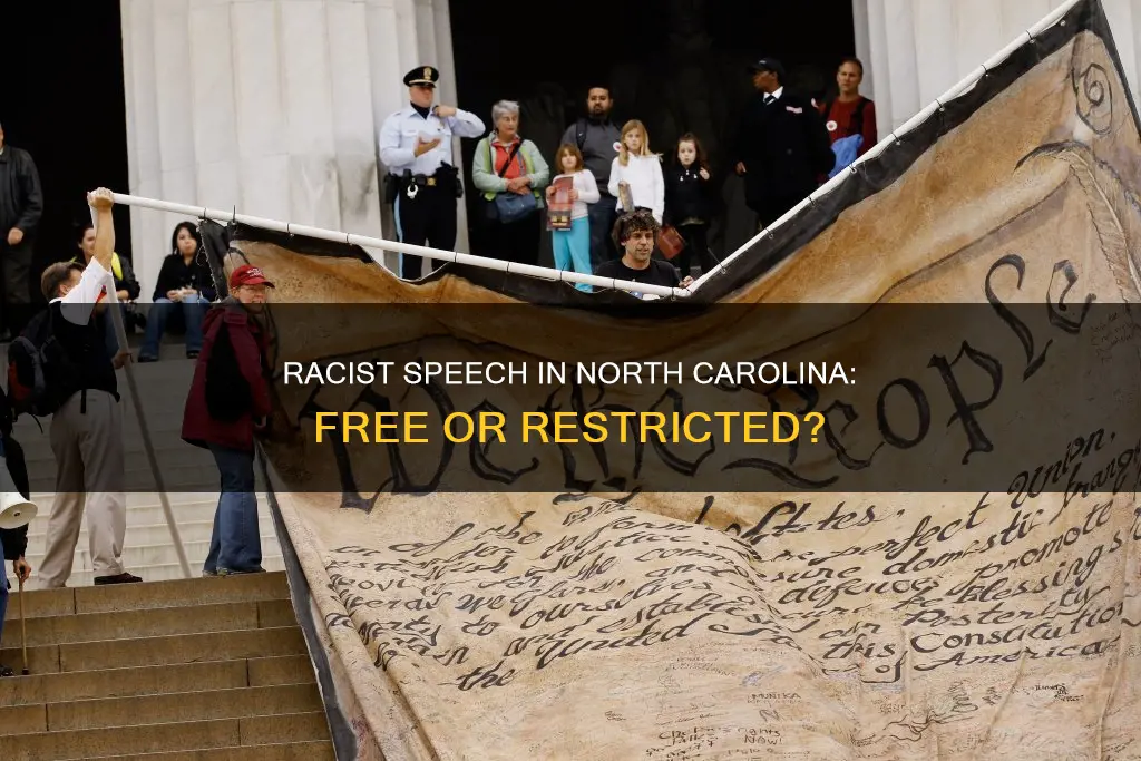 is racist speech protected under the constitution north carolina