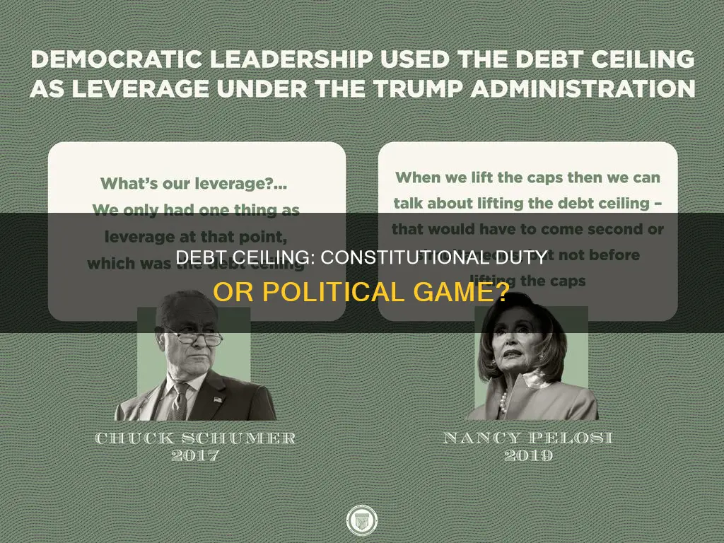 is raising the debt ceiling a constitutional obligation