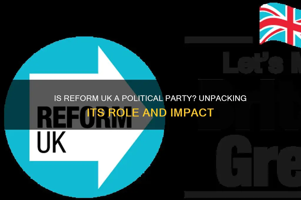 is reform uk a political party
