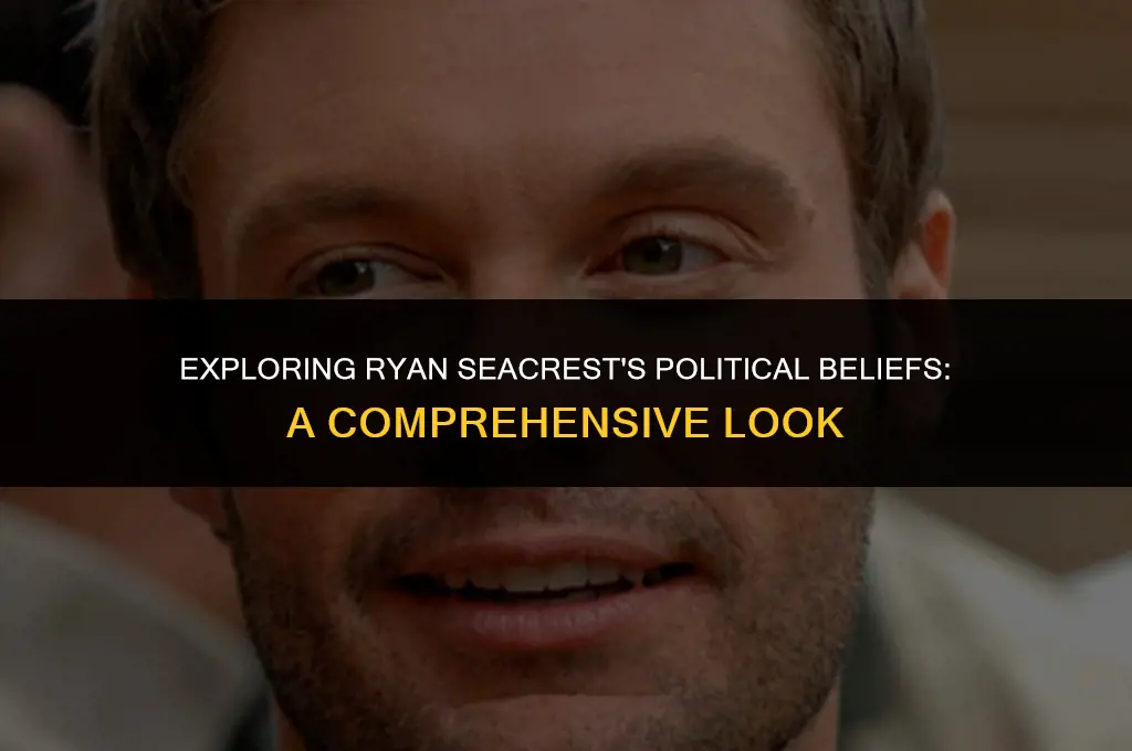 is ryan seacrest political affiliation