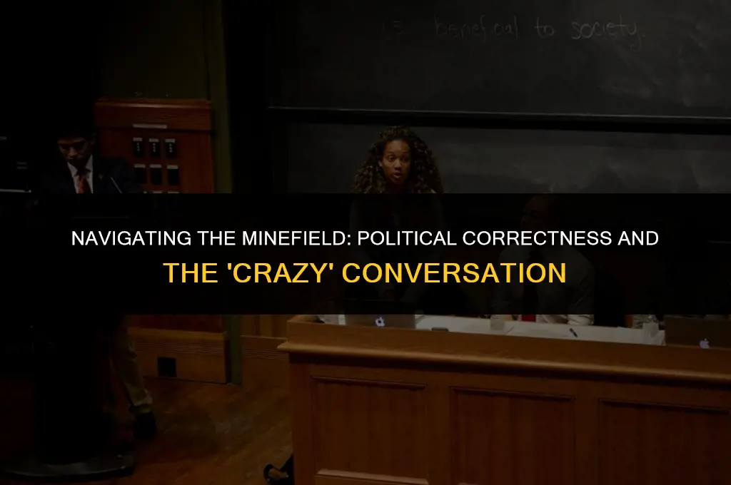 is saying crazy politically correct