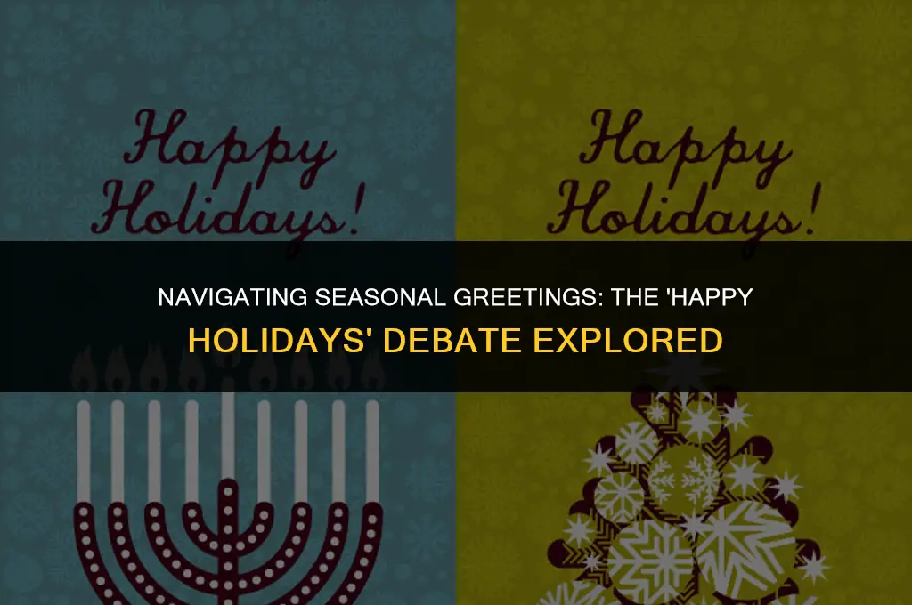 is saying happy holidays politically correct