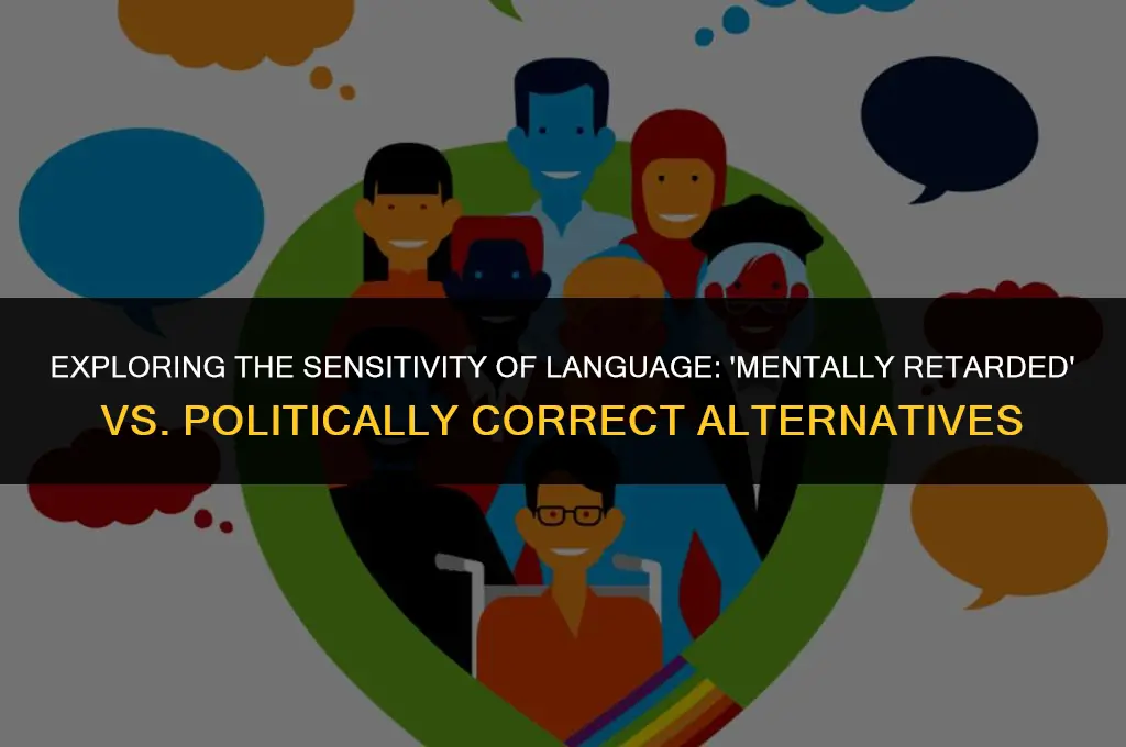 is saying mentally retarded politically correct
