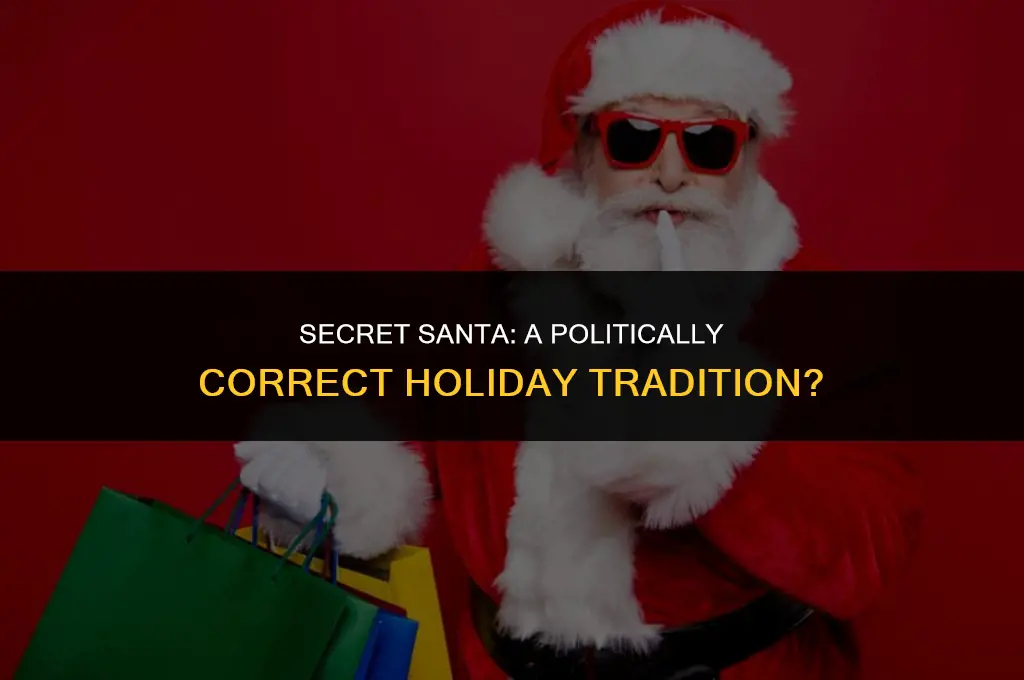is saying secret santa politically correct