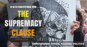 The Supremacy Clause: Is SB 54 Constitutional?