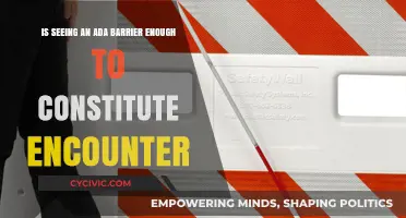 ADA Barriers: Can Seeing Them Be Considered an Encounter?