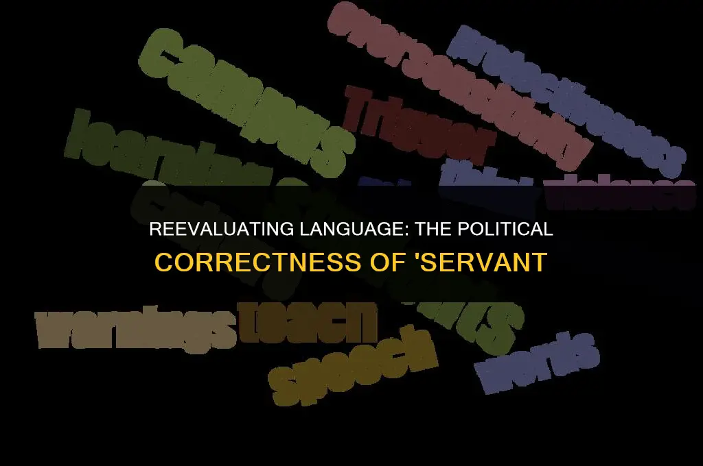 is servant politically correct