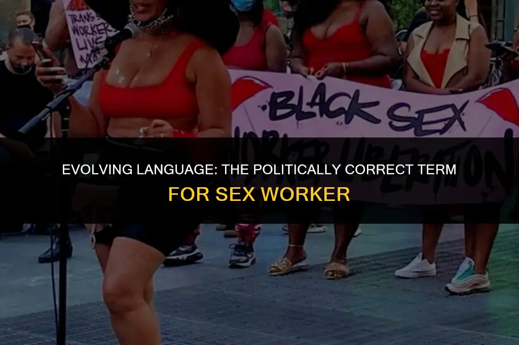 is sex worker politically correct