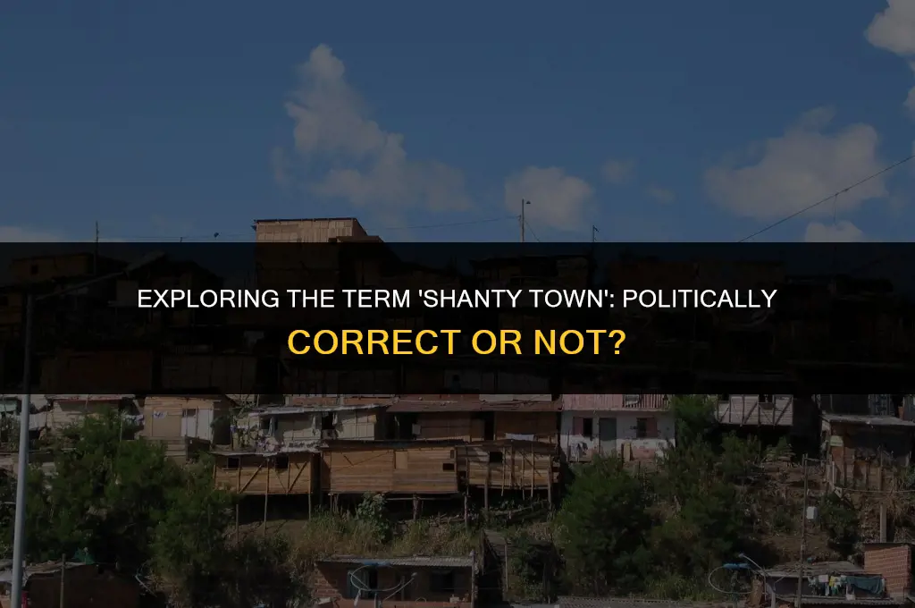 is shanty town politically correct