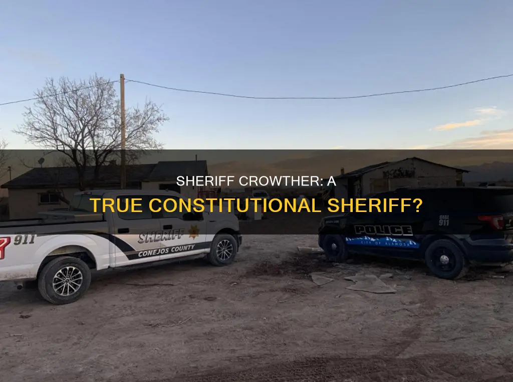 is sheriff crowther of conejos county colorado a constitutional sheriff