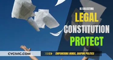 Soliciting Legal Protection: What Does the Constitution Say?