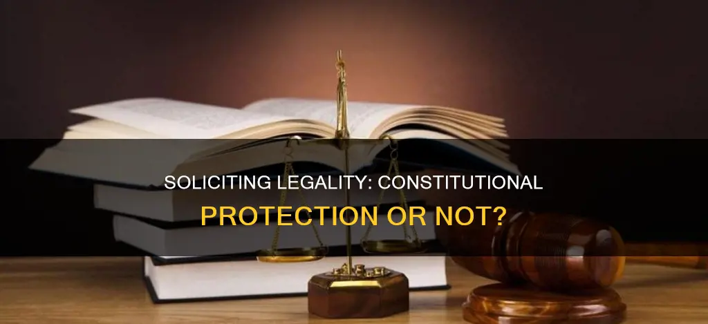is soliiciting legal constitutionally protect