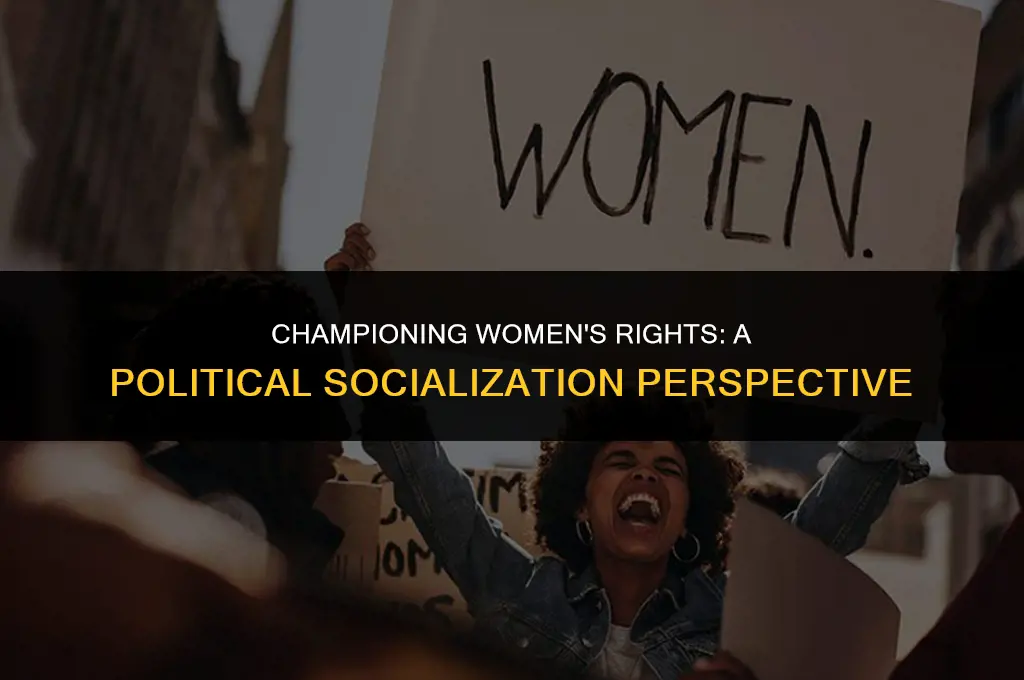 is standing up for womens rights political sozilation