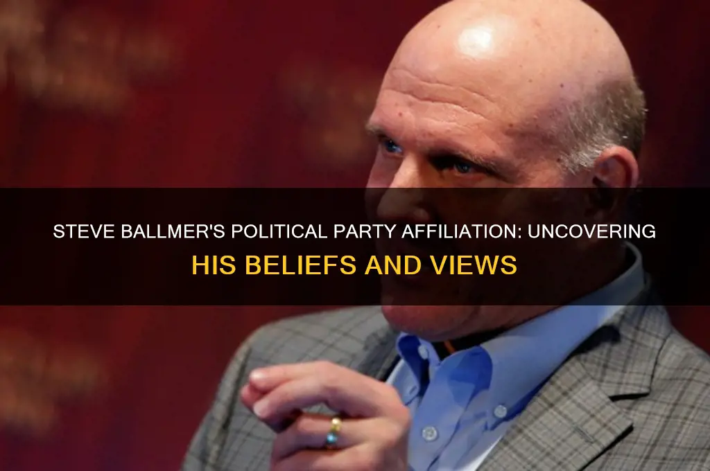 is steve ballmer political party