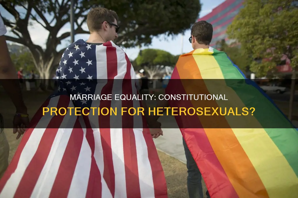 is straight marriage protected by the constitution