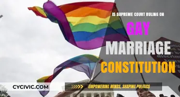 Gay Marriage Ruling: Supreme Court's Constitutional Decision