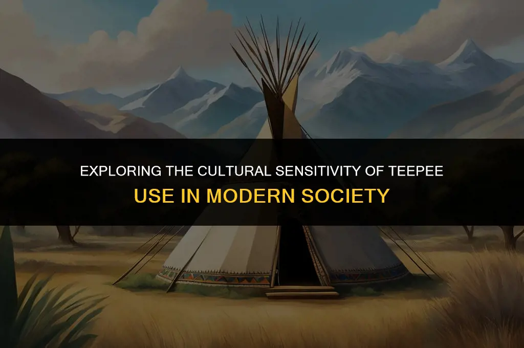 is teepee politically correct