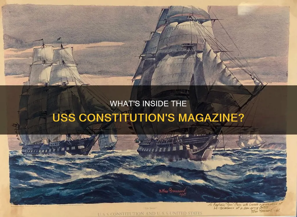 is the a magazine on the uss constitution open