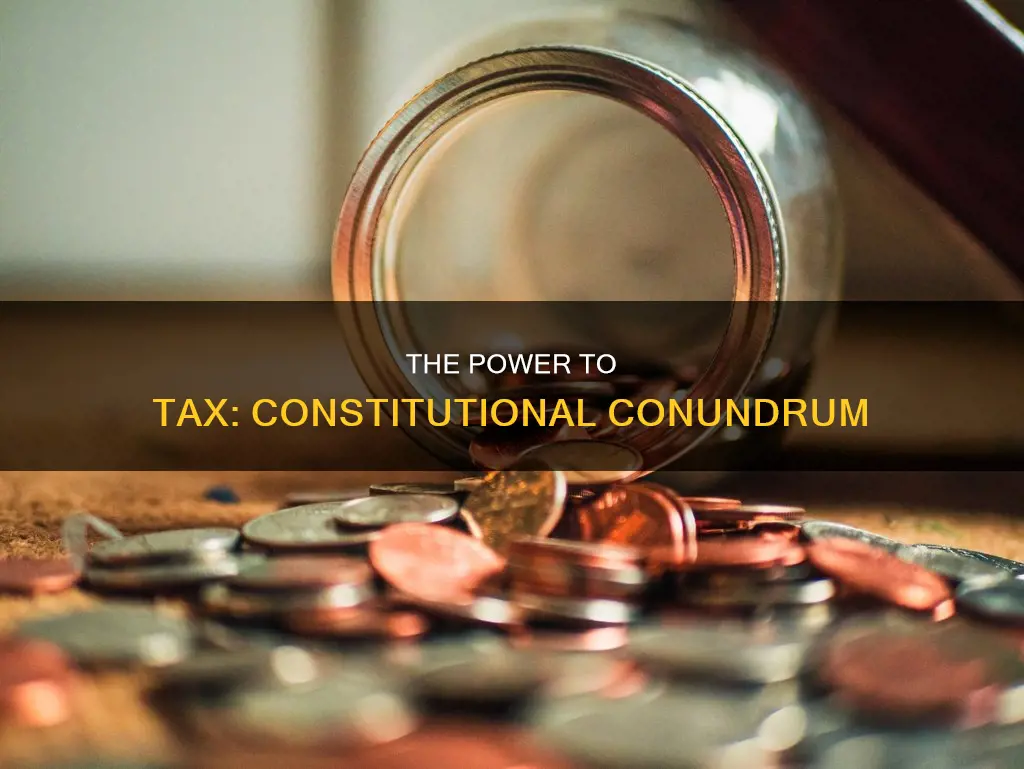 is the ability to tax the citizens in the constitution