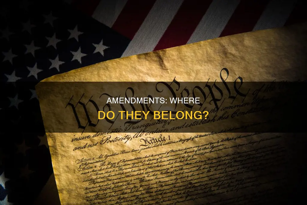 is the amendment in the bill of rights or constitution