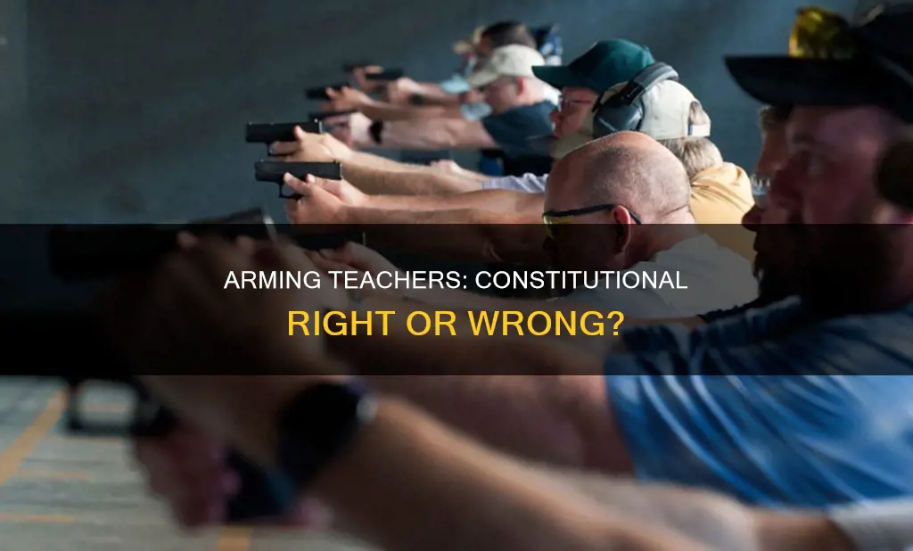 is the argument to arm teachers in classrooms constitutionally viable