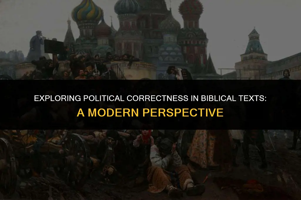is the bible politically correct