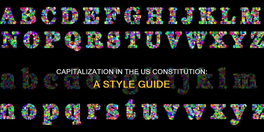 is the capitalized in the u s constitution