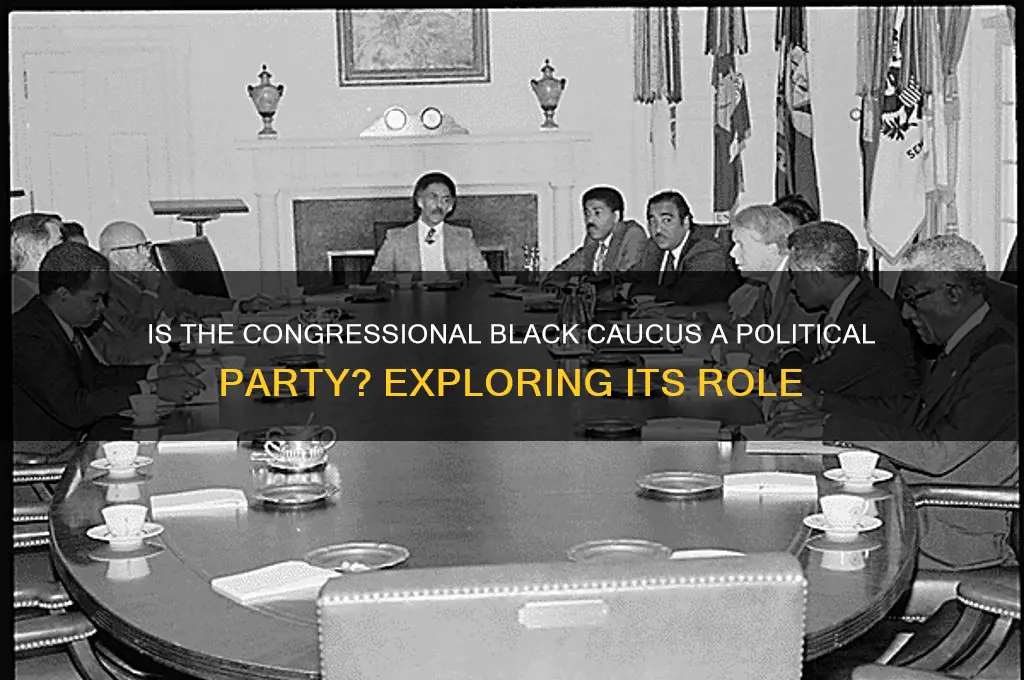 is the congressional black caucus a political party