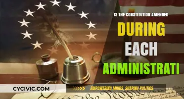 Amending the Constitution: A Legacy of Each Administration?