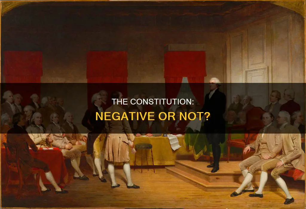 is the constitution as negative as madison implies