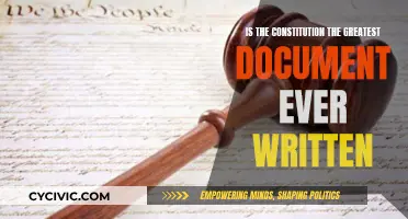 The Constitution: Greatest Written Document in History?