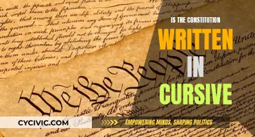 The Constitution: Cursive or Print?