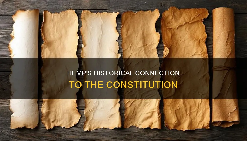 is the constitution written on hemp