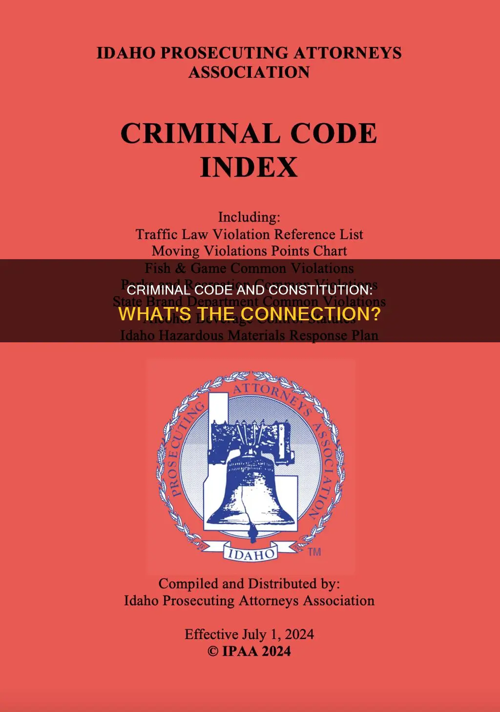 is the criminal code part of the constitution