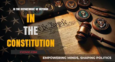 The Constitution and the Department of Defense