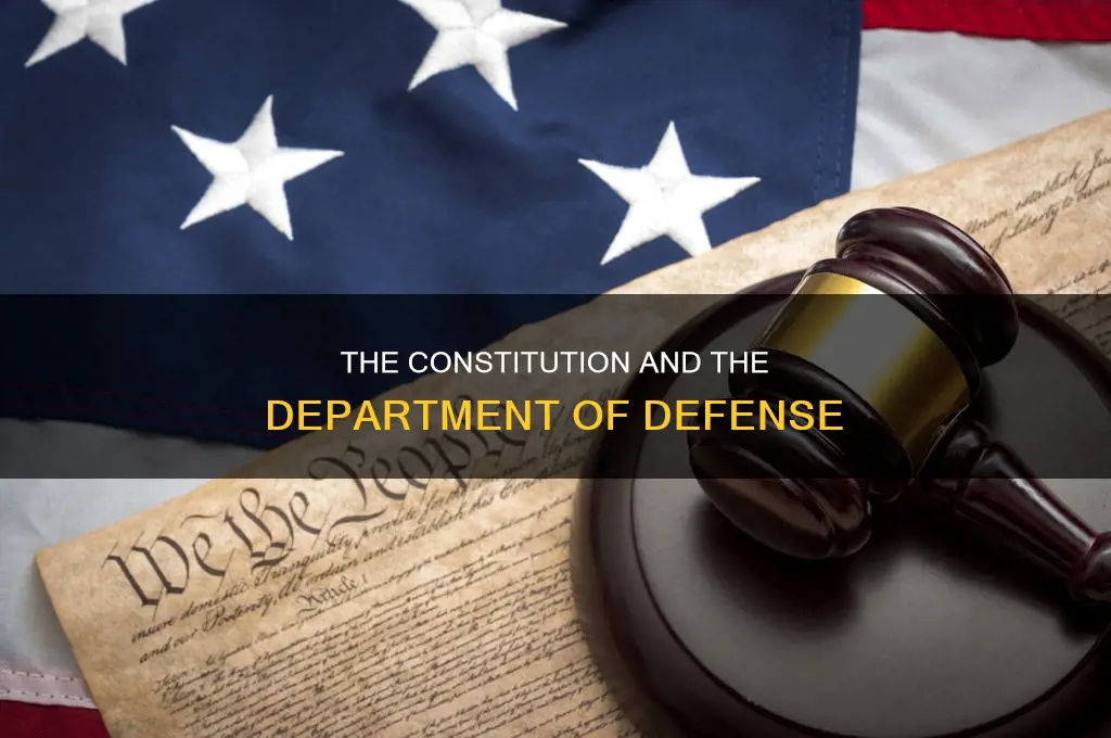 is the department of defense in the constitution