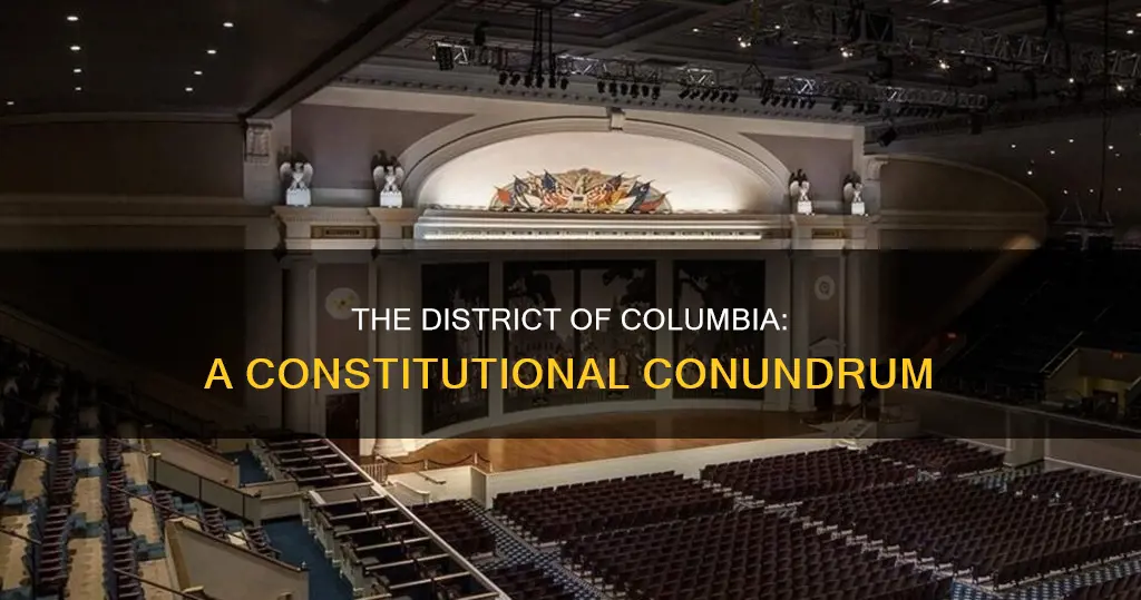 is the district of columbia in the constitution