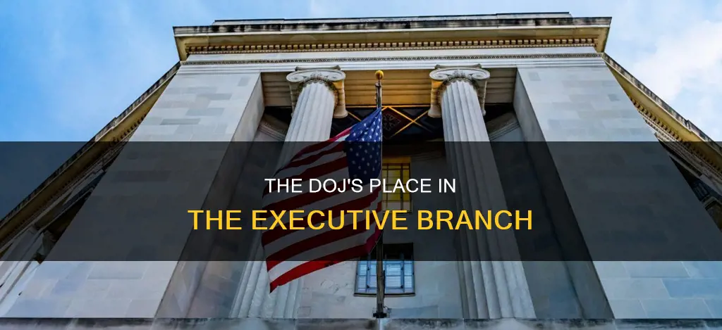 is the doj part of the executive branch