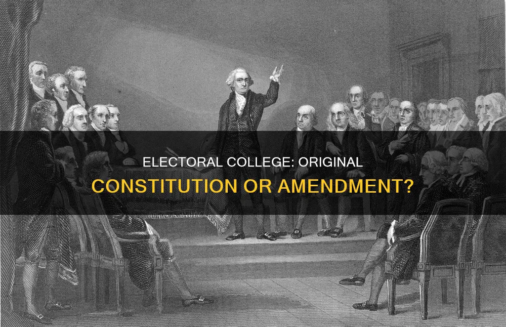 is the electoral college in the original constitution