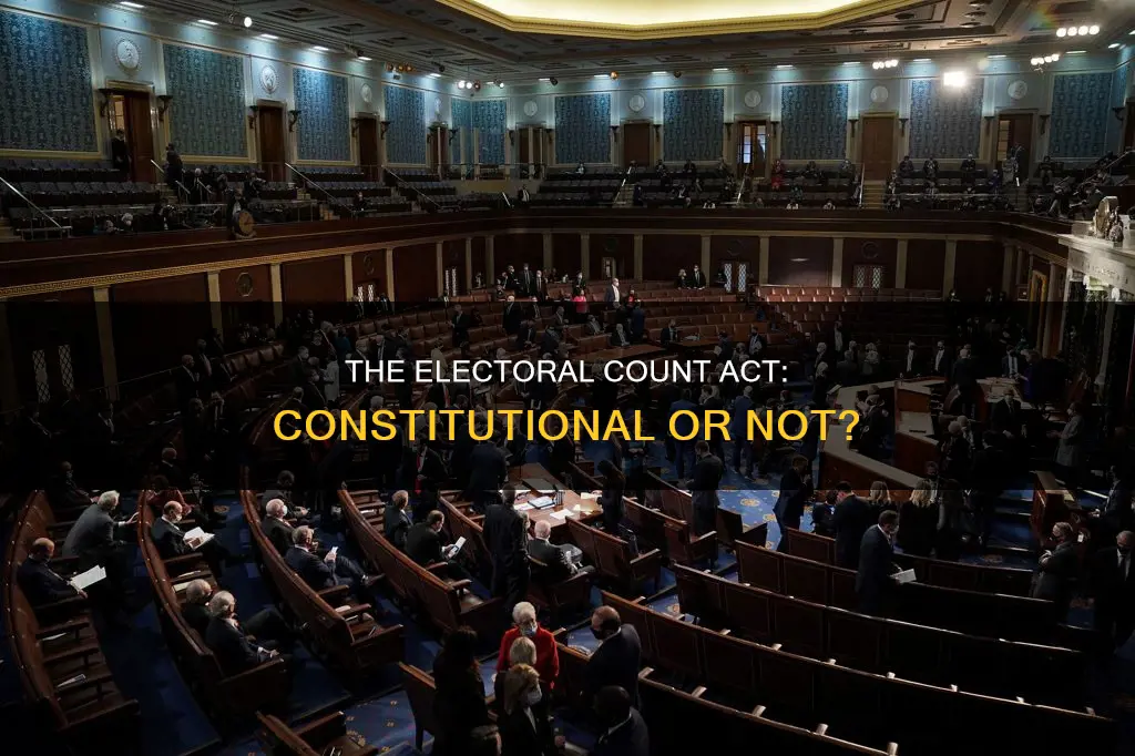 is the electoral count act of 1887 constitutional