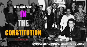 Equal Pay Act: Is it in the Constitution?
