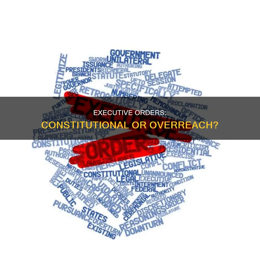 is the executive order in any way constitutionally infirm