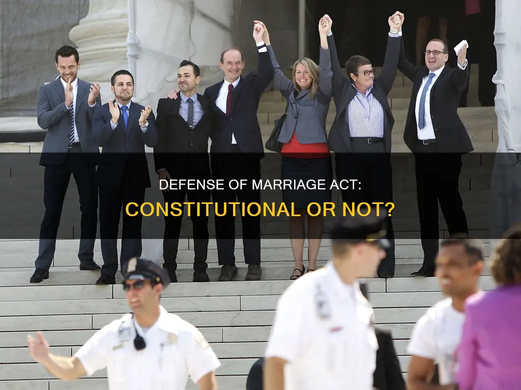 is the federal defense of marriage act constitutional