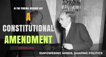 Federal Reserve Act: Constitutional or Amendment?